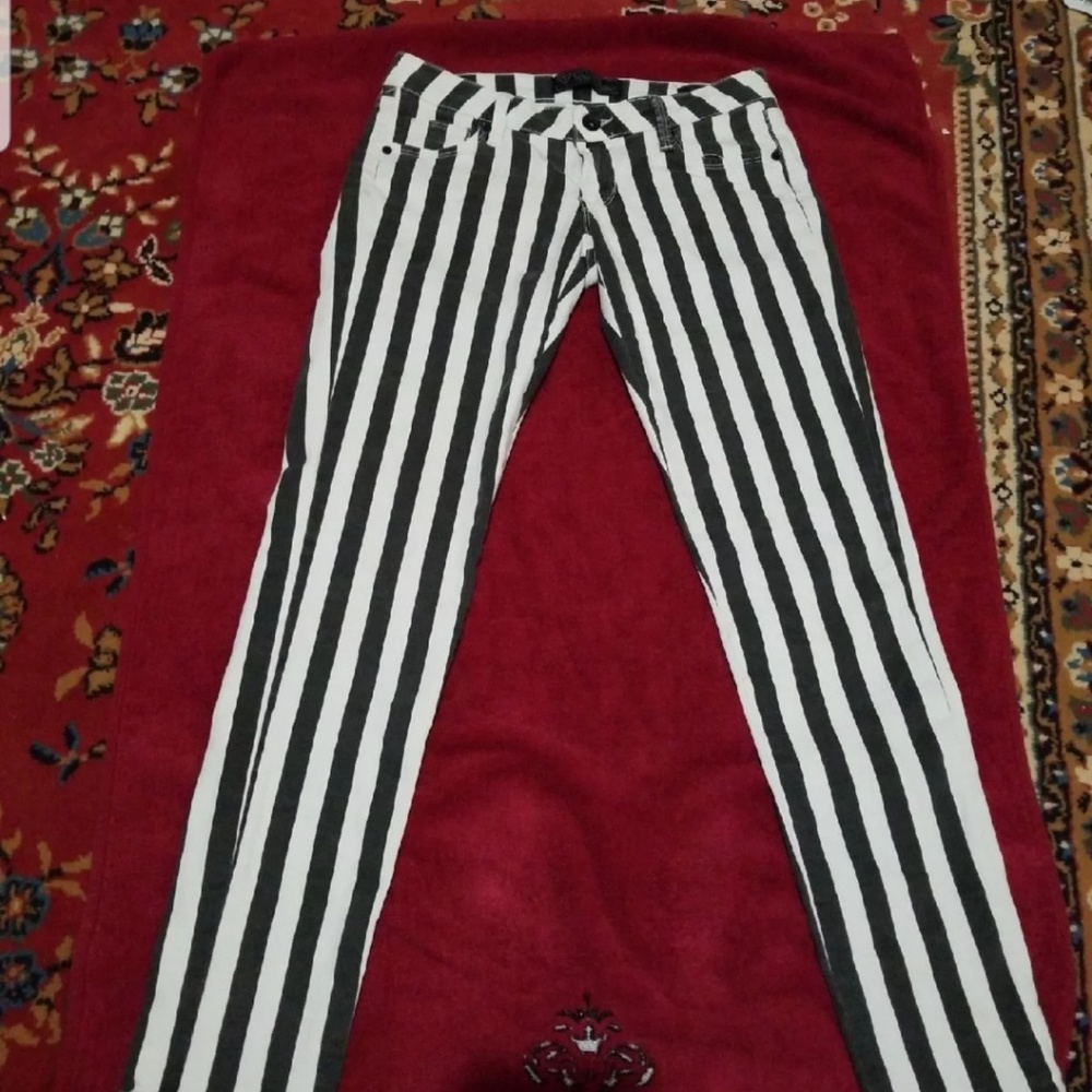 Guess Striped Skinny Jeans